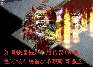 如何快速提升皓月传奇196角色等级?装备获取攻略有哪些? 如何快速提升皓月传奇196角色等级?装备获取攻略有哪些?