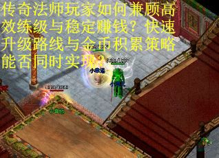 传奇法师玩家如何兼顾高效练级与稳定赚钱？快速升级路线与金币积累策略能否同时实现？