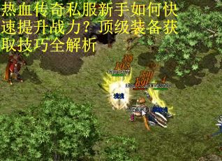 热血传奇私服新手如何快速提升战力？顶级装备获取技巧全解析