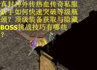 真封神外传热血传奇私服新手如何快速突破等级瓶颈？顶级装备获取与隐藏BOSS挑战技巧有哪些？