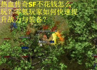 热血传奇SF不花钱怎么玩？零氪玩家如何快速提升战力与装备？