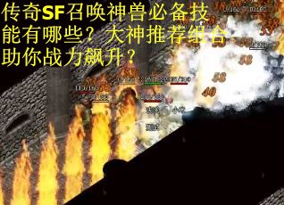 传奇SF召唤神兽必备技能有哪些？大神推荐组合助你战力飙升？