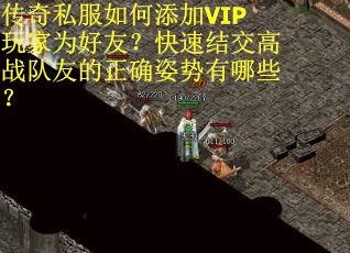 传奇私服如何添加VIP玩家为好友？快速结交高战队友的正确姿势有哪些？