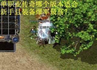 单职业传奇哪个版本适合新手且装备爆率最高？