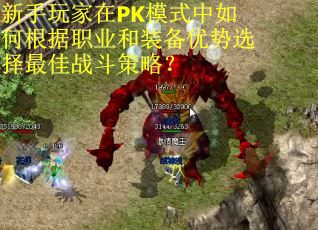 新手玩家在PK模式中如何根据职业和装备优势选择最佳战斗策略？