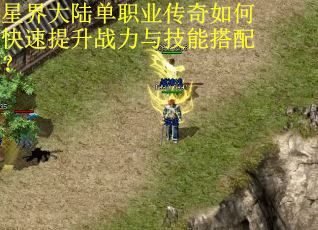 星界大陆单职业传奇如何快速提升战力与技能搭配？