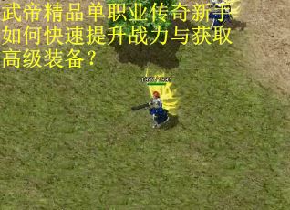 武帝精品单职业传奇新手如何快速提升战力与获取高级装备？