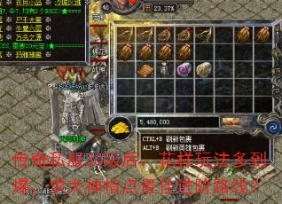 传奇私服30级后,花样玩法多到爆,求大神指点最佳进阶路线? 传奇私服30级后,花样玩法多到爆,求大神指点最佳进阶路线?