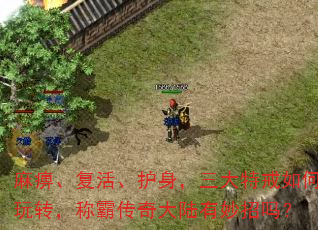 麻痹、复活、护身,三大特戒如何玩转,称霸传奇大陆有妙招吗? 麻痹、复活、护身,三大特戒如何玩转,称霸传奇大陆有妙招吗?
