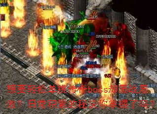 ҪɵbossȴսŰܣճ۵ؾ