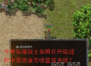 传奇私服战士如何在升级过程中实现金币收益双丰收? 传奇私服战士如何在升级过程中实现金币收益双丰收?