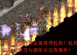 传奇私服为何设置微信礼包?礼包码获取途径与使用方法有哪些? 传奇私服为何设置微信礼包?礼包码获取途径与使用方法有哪些?