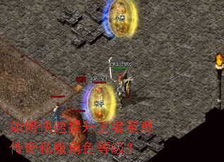 如何快速提升王者至尊传奇私服角色等级? 如何快速提升王者至尊传奇私服角色等级?