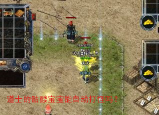 道士的骷髅宝宝能自动打怪吗? 道士的骷髅宝宝能自动打怪吗?