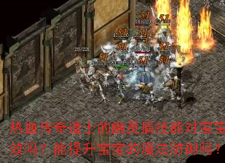 热血传奇道士的幽灵盾技能对宝宝有效吗?能提升宝宝的魔法防御吗? 热血传奇道士的幽灵盾技能对宝宝有效吗?能提升宝宝的魔法防御吗?