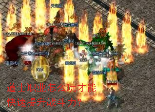 道士职业怎么玩才能快速提升战斗力? 道士职业怎么玩才能快速提升战斗力?