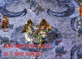 如何调整传奇私服中的人物会员等级? 如何调整传奇私服中的人物会员等级?