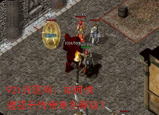 921开区网:如何快速提升传奇角色等级? 921开区网:如何快速提升传奇角色等级?