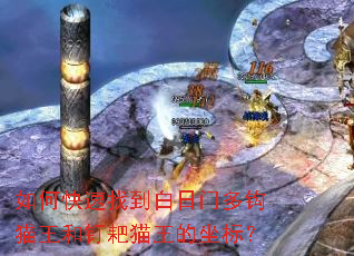 如何快速找到白日门多钩猫王和钉耙猫王的坐标? 如何快速找到白日门多钩猫王和钉耙猫王的坐标?