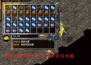 哪里刷怪赚钱快?新手求药钱攻略 哪里刷怪赚钱快?新手求药钱攻略