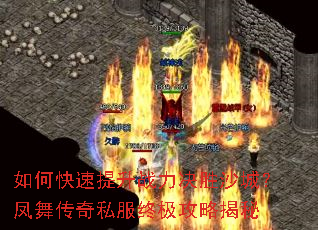 如何快速提升战力决胜沙城?凤舞传奇私服终极攻略揭秘 如何快速提升战力决胜沙城?凤舞传奇私服终极攻略揭秘