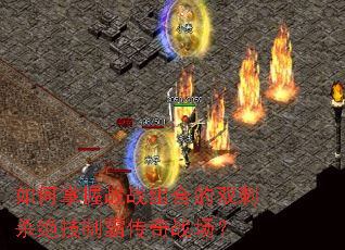 如何掌握战战组合的双刺杀绝技制霸传奇战场? 如何掌握战战组合的双刺杀绝技制霸传奇战场?