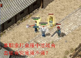 单职业打金服中法战合击组合究竟强不强? 单职业打金服中法战合击组合究竟强不强?
