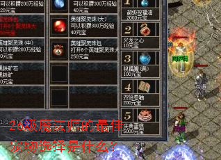26级魔法师的最佳宠物选择是什么? 26级魔法师的最佳宠物选择是什么?
