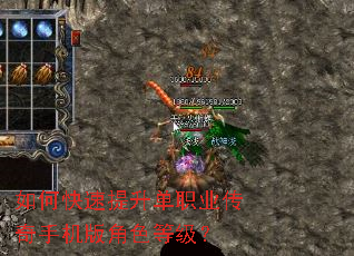 如何快速提升单职业传奇手机版角色等级? 如何快速提升单职业传奇手机版角色等级?