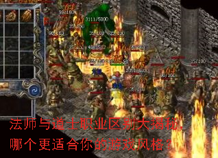 法师与道士职业区别大揭秘,哪个更适合你的游戏风格? 法师与道士职业区别大揭秘,哪个更适合你的游戏风格?