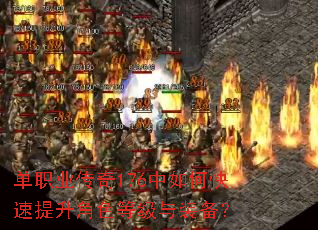 单职业传奇176中如何快速提升角色等级与装备? 单职业传奇176中如何快速提升角色等级与装备?